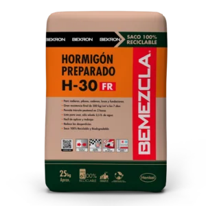 Hormigón Preparado Bemezcla H30 FR de 25kg