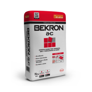 Adhesivo en Polvo para Cerámicos Bekron AC Blanco en Saco de 24,5 KG
