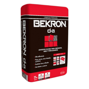 Adhesivo Cementicio Renovación de Pisos Bekron Doble Acción en Saco de 25 KG