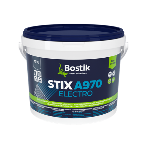 Adhesivo Electrodisipativo Bostik Stix A970 en Balde de 12KG