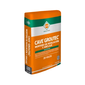 Mortero Para Anclaje y Nivelación Cave Groutec en Saco de 20KG