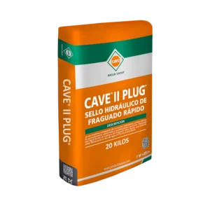 Mortero de Sellado Rápido Cave II Plug en Saco de 20KG